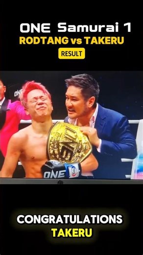 Rodtang vs Takeru 2 - Champion of ONE Samurai 1