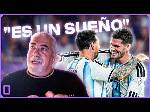 JUGAR ARGENTINA INGLATERRA con MESSI es un SUEÑO: el PAPÁ de DE PAUL en la PREVIA del PARTIDO