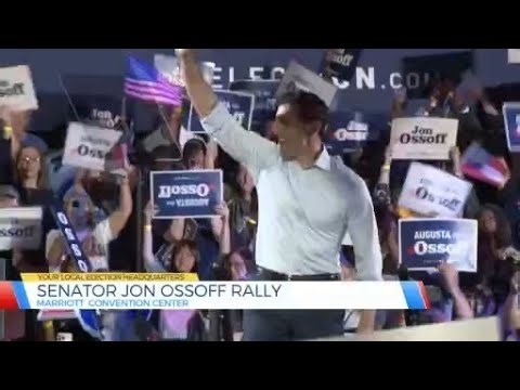 Senator Jon Ossoff holds rally in Augusta on Saturday