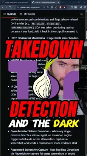 Detect Website Takedowns (Watchdog)