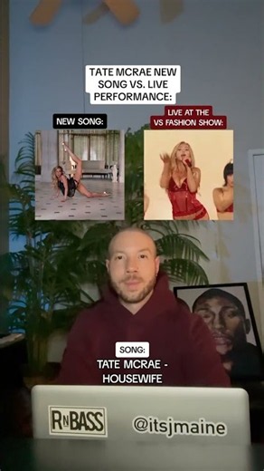 Studio Version Vs. Live Performance: Tate Mcrae “Housewife” At The Victoria’s Secret Show #music