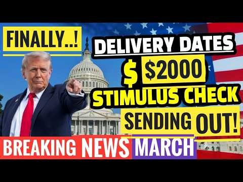 🔥$2000 Stimulus Checks💰SENDING Out Immediately IF...?🎉+Social Security MARCH📈 SSI,SSDI✅