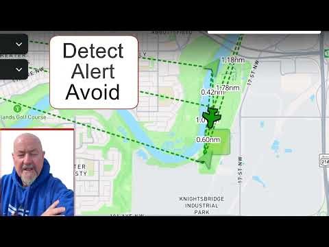 DAA Detect, Alert, Avoid for fixed wing drones