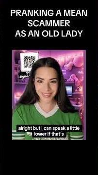 Pranking scammer as an old lady LOL