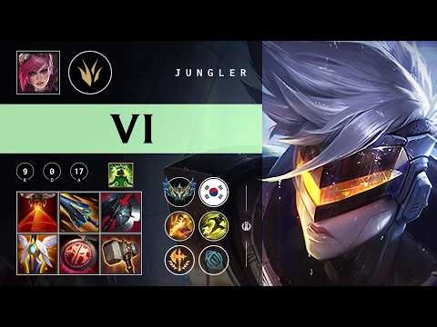 Vi Jungle vs Nidalee - KR Challenger Patch 26.06