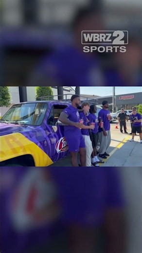 LSU Players at Canes