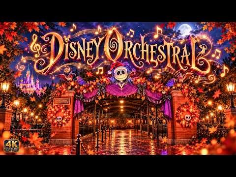 A Magical Disney Halloween Night 🎃 Disney Orchestral Ambience | Relaxing & Sleep