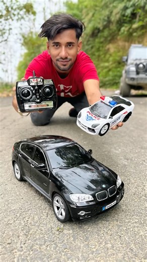 New 1 Police Cars vs RC BMW X6 Car Unboxing Riding 🚀