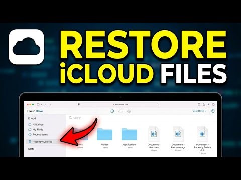 How to restore deleted files in iCloud Drive - Beginner Guide