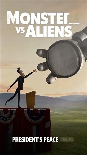 Monsters vs Aliens | The President’s Failed Peace Talk Goes Horribly Wrong#comedy