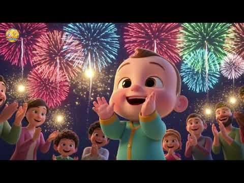 Boom Boom Fireworks Night Sky 🎆 | Fun Toddler Learning Video | Kids Colors & Sounds Age 1-4