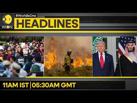 NEET Protest | Trump's Saudi Deal | Houthi Attack |Europe Wildfires | China Landslide | Wion News