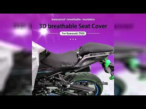 For Kawasaki Z900 Z 900 ABS Anti-Slip 3D Mesh Fabric Seat Cover Breathable Waterproof Motorcycle Sc