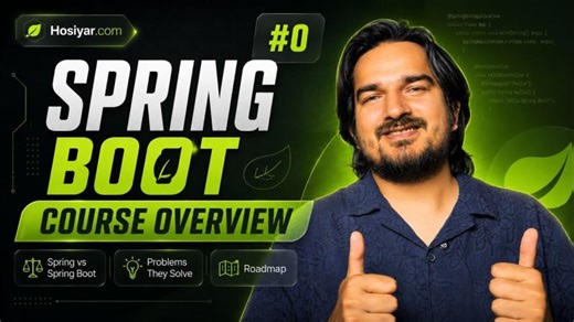 Spring Boot Mastery #0: Course Overview, Spring vs Spring Boot Complete Roadmap | Deeptanshu Kumar