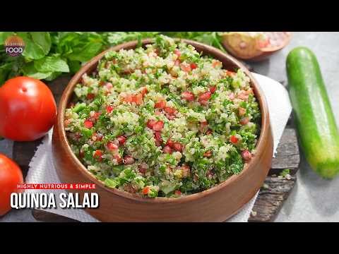 One Bowl with Many Benefits | Quinoa Salad Recipe For Weight Loss | High Protein High Fibre Salad