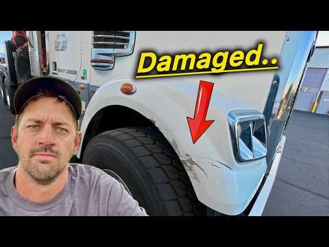 Fender Damage and Bent Trailers... Welcome to trucking 🤷🏻‍♂️