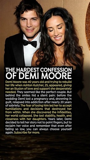 The Hardest Confession of Demi Moore