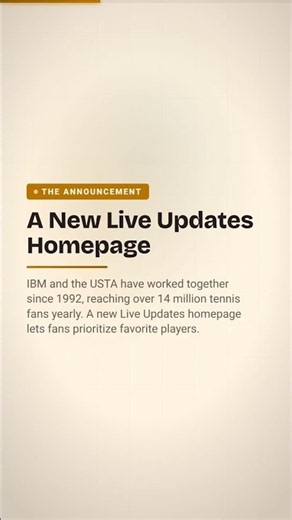 IBM And The USTA Add New AI Features To The 2026 US Open App