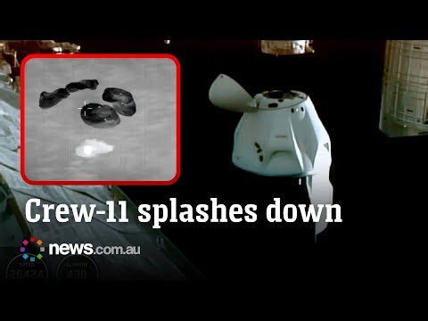 NASA Crew-11 Dragon returns to Earth amid health concerns