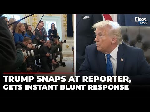 Can You Answer The Question?': Reporter Stays On Topic As Trump Insults Her Inside White House