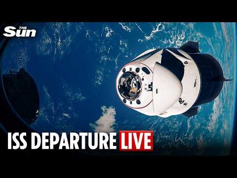 LIVE: NASA astronauts depart the International Space Station