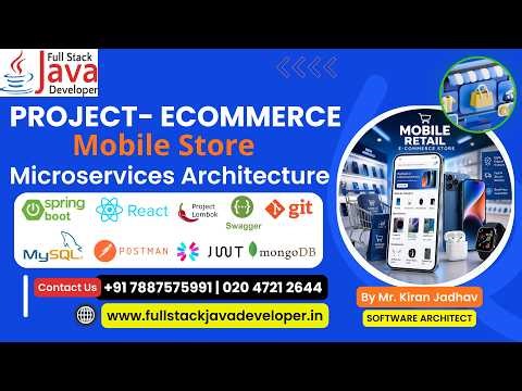 Project E-Commerce Mobile Store | Spring Boot Microservices + React + Razorpay | Purchase 7887575991