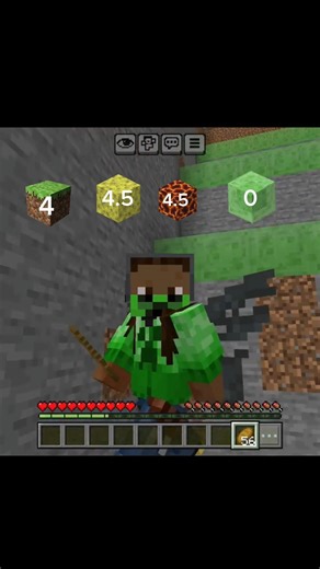 fall damage in my Minecraft world 🌎 #minecraft #shorts @wHARD.G.A.K