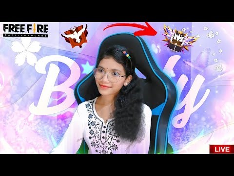 🔴[LIVE] FREE FIRE CUSTOM ROOM , 😍BR RANK , CS RANK ALL THAT 💀GIRL GAMER 😃DAILY LIVE STREAM#fflive