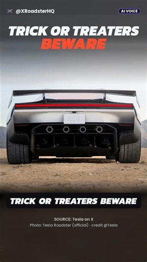 Your Tesla Has a Halloween Mode: Trick or Treat 👻