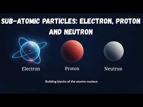 Sub atomic Particles | Electrons, Protons and Neutrons