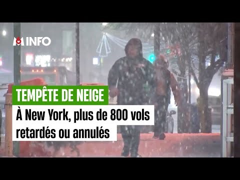 Tempête de neige : New York sous un manteau blanc
