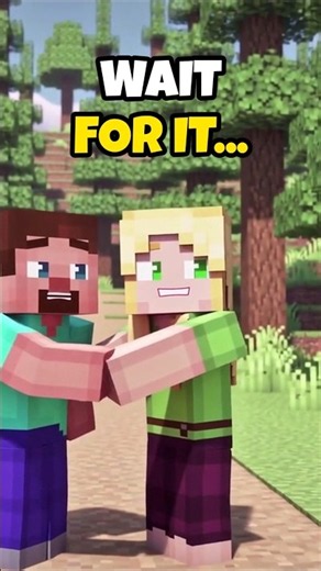 Steve & Alex Meet BEARS in the Forest! 😱 #minecraft #shorts #funny