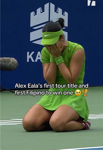 Alex Eala first tour title — first Filipino WTA tour win