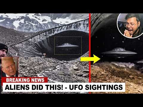 REAL ALIEN UFO CAVE FOUND‼️😨 UFO SIGHTINGS 2026...