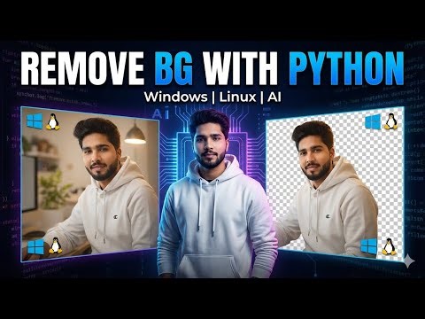 Remove Image Background Using Python | rembg Tutorial (Windows & Linux) | Beginner Friendly