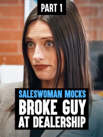 Snobby Saleswoman Mocks Broke Guy At Dealership PT 1 (swipe for PT 2) #dharmann #dharmannfam #inspiration #fyp