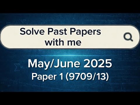 🌿A Level Maths P1 2025 (9709/13) | Full Paper Solution🌿