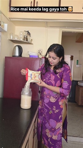 "Rice mai keede lagne se kaise bachaye." 🤯😲😢 #relatable #trending #shorts