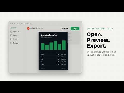 Run RDLC Reports on .NET 10 and Linux Without Report Viewer | SSRS2