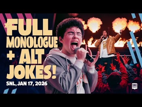 🔥 SNL Jan 17 2026 Full Monologue + Alt Jokes & Writers’ Room Version | Finn Wolfhard