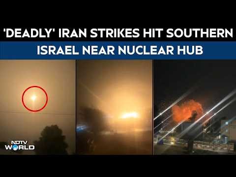 Israel Nuclear Site News | On Camera: Iranian Missiles Strike Israel’s Dimona, Arad; Dozens Injured