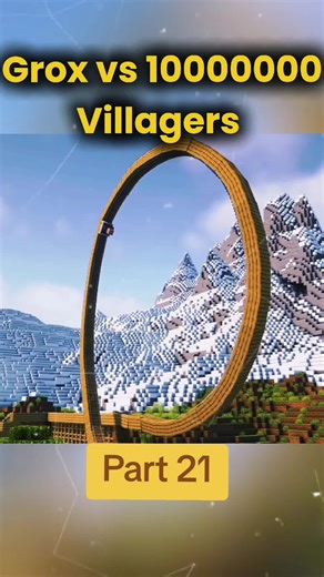 Grox Minecraft Manhunt: Villagers Playing Basketball