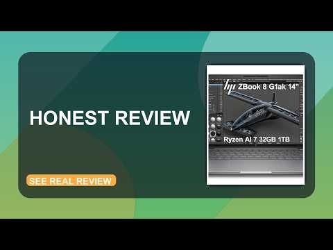 HP ZBook 8 G1ak Laptop 14 FHD+ AMD Ryzen AI 7 Honest Review 2026