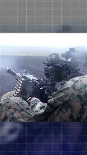 Heavy Machine Gun Range Test 🔥 #military #training #shorts