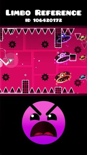 LIMBO REFERENCE is INSANE #geometrydash #shorts #gd