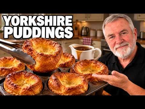 The BEST Yorkshire Puddings You'll Ever Make, Tall and Crispy Every Time (The British Way)