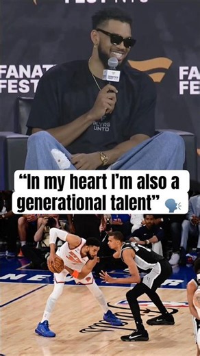 KAT believes he and Wemby are generational talents 😤