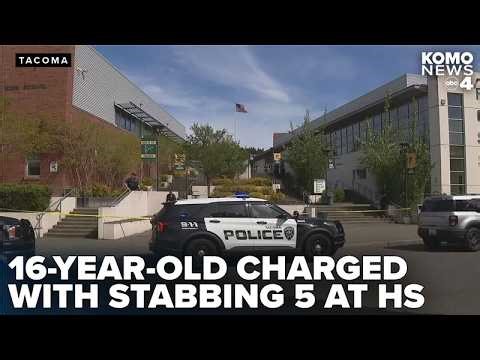 Boy, 16, charged for stabbing at Foss High School that injured 4 students, security guard