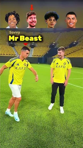 IShowSpeed VS Mr Beast VS Ronaldo Jr VS Ronaldo