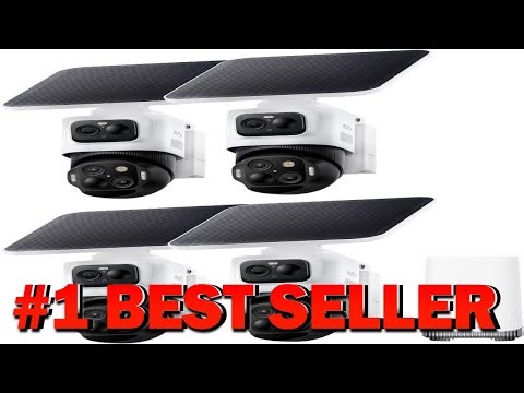 eufy Security eufyCam S4 4 Cam Kit Solar Security Camera Wireless Outdoor Triple - B0FH2Y86XD
